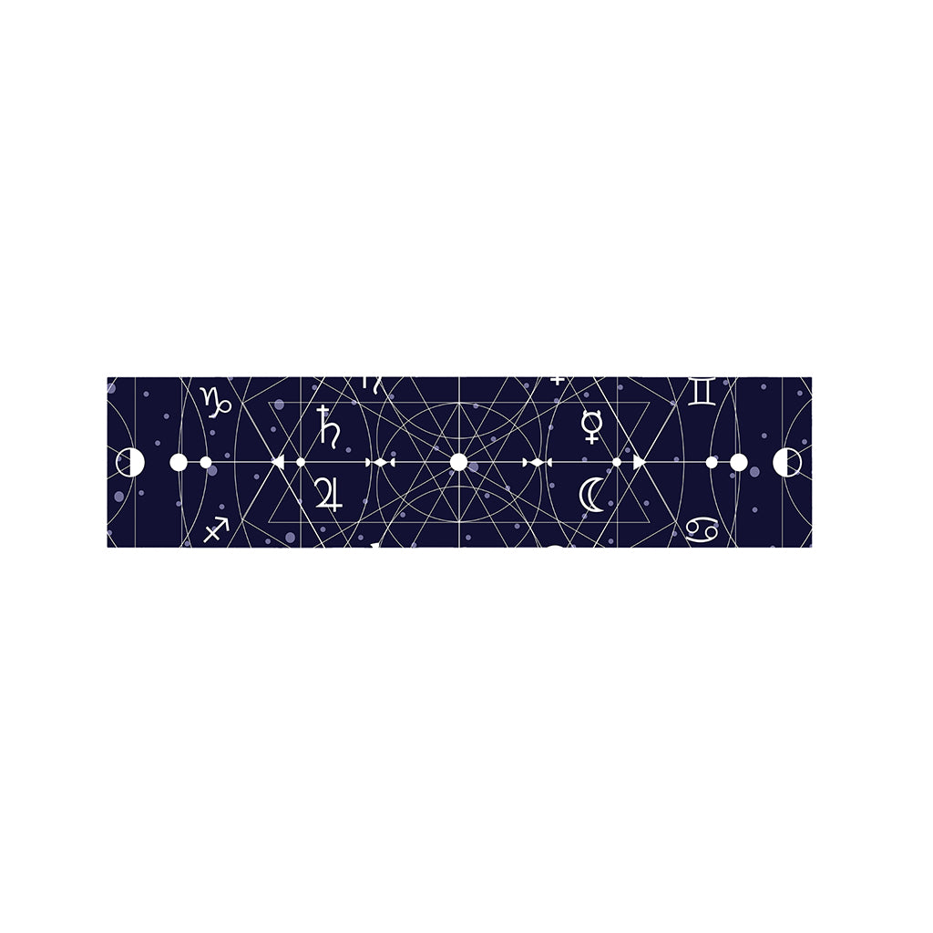Geometric Moon Phase Print Bed Runner