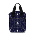 Geometric Moon Phase Print Bible Tote Bag