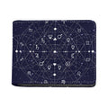 Geometric Moon Phase Print Bifold Wallet