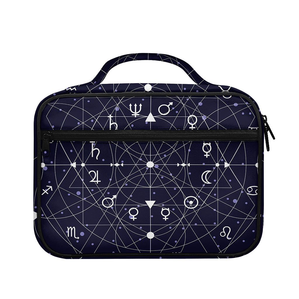 Geometric Moon Phase Print Briefcase Bible Bag