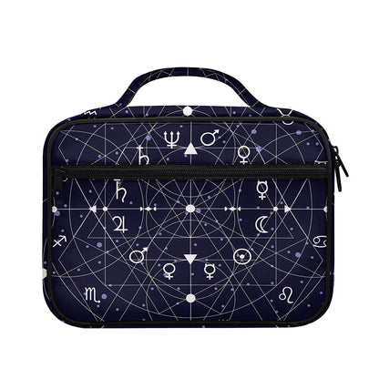 Geometric Moon Phase Print Briefcase Bible Bag