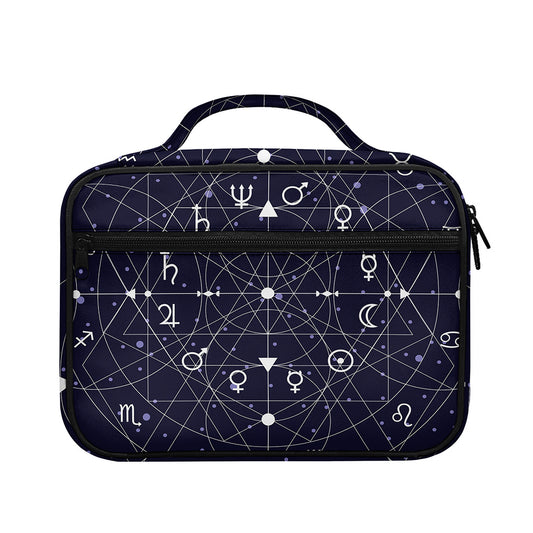 Geometric Moon Phase Print Briefcase Bible Bag