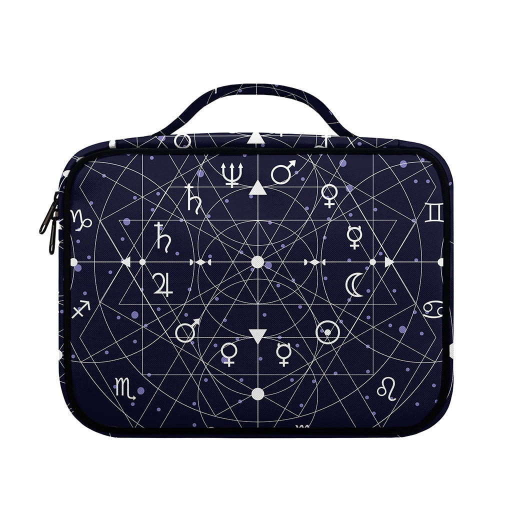 Geometric Moon Phase Print Briefcase Bible Bag