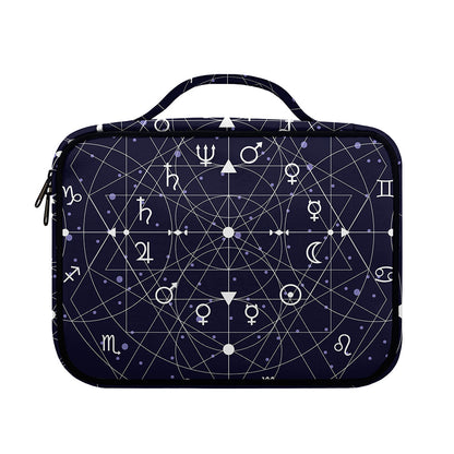 Geometric Moon Phase Print Briefcase Bible Bag