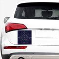 Geometric Moon Phase Print Car Sticker