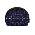 Geometric Moon Phase Print Coin Purse