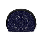 Geometric Moon Phase Print Coin Purse