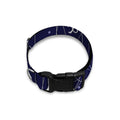 Geometric Moon Phase Print Dog Collar