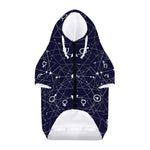 Geometric Moon Phase Print Dog Zip Up Hoodie