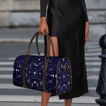 Geometric Moon Phase Print Duffle Bag