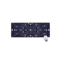 Geometric Moon Phase Print Extended Mouse Pad