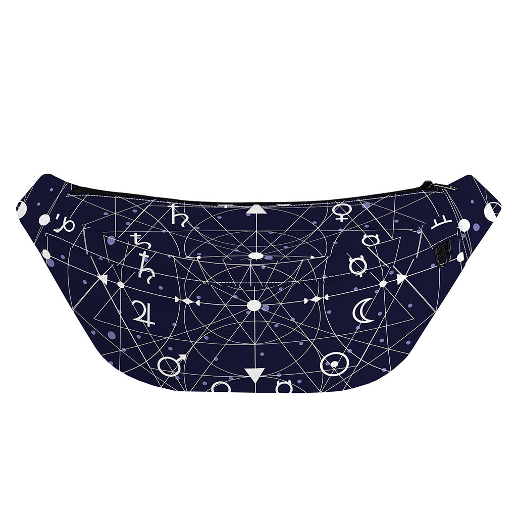 Geometric Moon Phase Print Fanny Pack