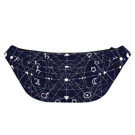 Geometric Moon Phase Print Fanny Pack
