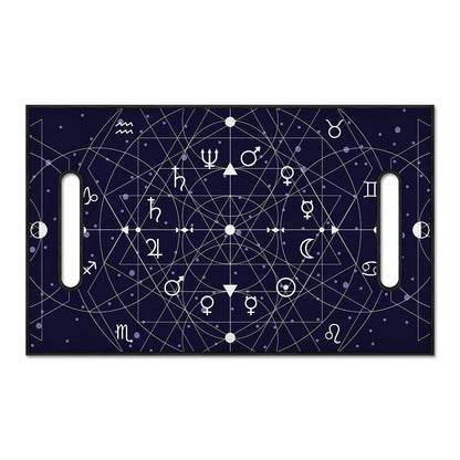 Geometric Moon Phase Print Golf Cart Seat Cover