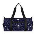 Geometric Moon Phase Print Gym Bag