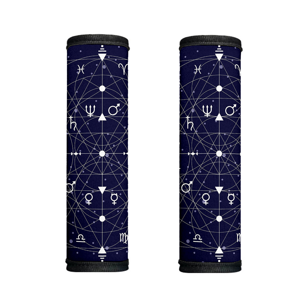 Geometric Moon Phase Print Handle Covers