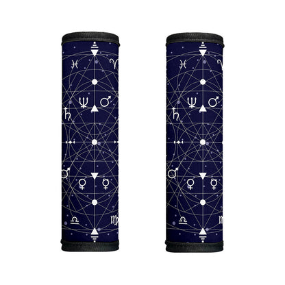 Geometric Moon Phase Print Handle Covers