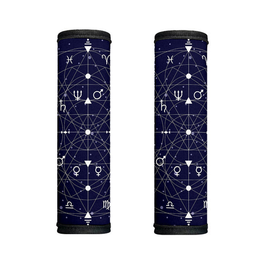 Geometric Moon Phase Print Handle Covers