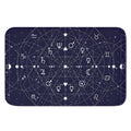 Geometric Moon Phase Print Indoor Door Mat