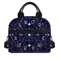 Geometric Moon Phase Print Insulated Lunch Bag