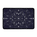Geometric Moon Phase Print Kitchen Mat