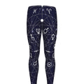 Geometric Moon Phase Print Men's Leggings