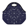 Geometric Moon Phase Print Neoprene Lunch Bag