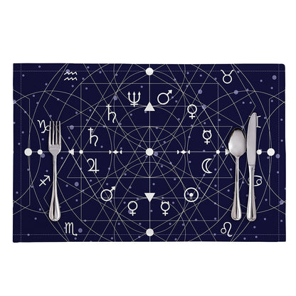 Geometric Moon Phase Print Placemat