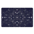 Geometric Moon Phase Print Polyester Doormat