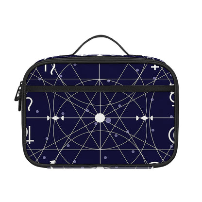 Geometric Moon Phase Print Portable Lunch Bag