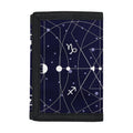 Geometric Moon Phase Print Trifold Wallet