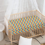 Geometric Native American Pattern Print Baby Crib Sheet
