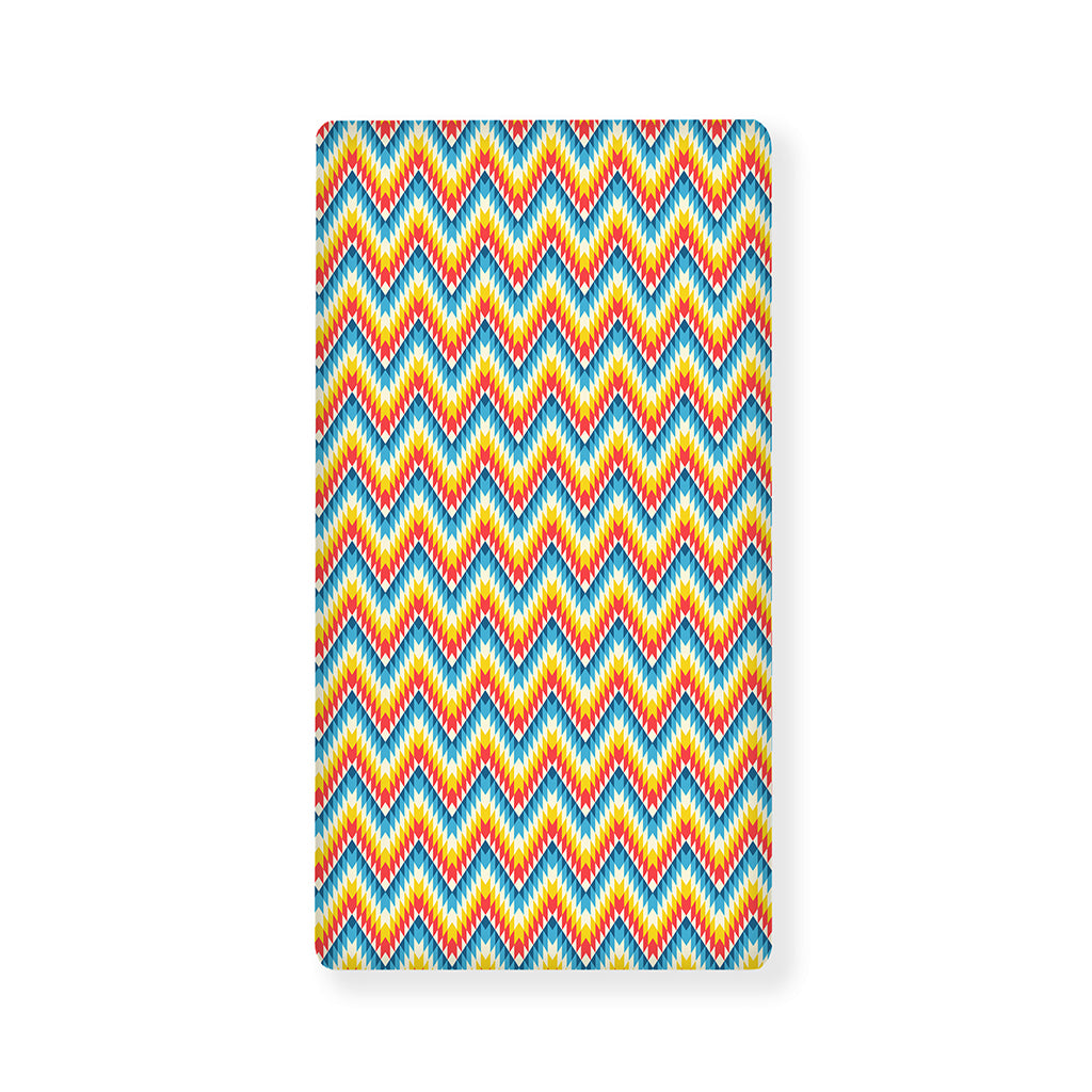 Geometric Native American Pattern Print Baby Crib Sheet