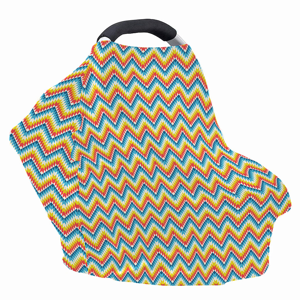 Geometric Native American Pattern Print Baby Seat Cover