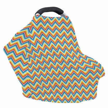 Geometric Native American Pattern Print Baby Seat Cover
