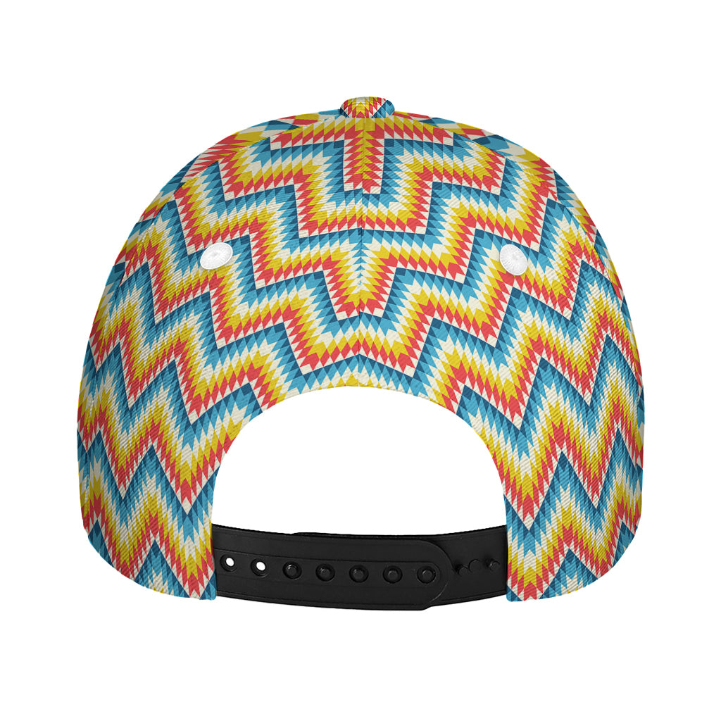 Geometric Native American Pattern Print Baseball Cap