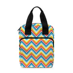 Geometric Native American Pattern Print Bible Tote Bag
