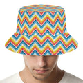 Geometric Native American Pattern Print Bucket Hat