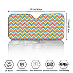 Geometric Native American Pattern Print Car Windshield Sun Shade