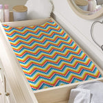 Geometric Native American Pattern Print Changing Pad Cover