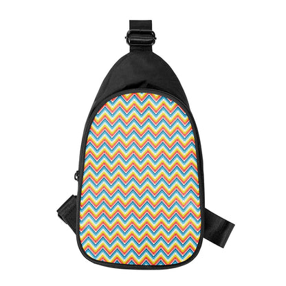 Geometric Native American Pattern Print Chest Bag