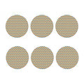 Geometric Native American Pattern Print Coaster Set