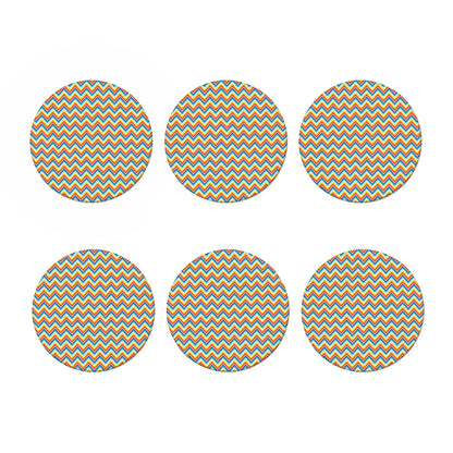 Geometric Native American Pattern Print Coaster Set