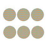 Geometric Native American Pattern Print Coaster Set