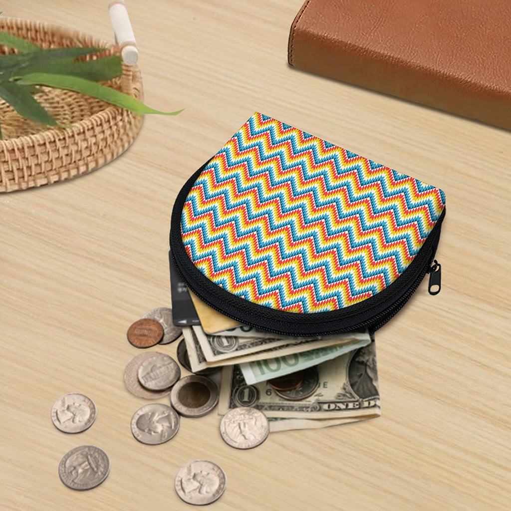 Geometric Native American Pattern Print Coin Purse