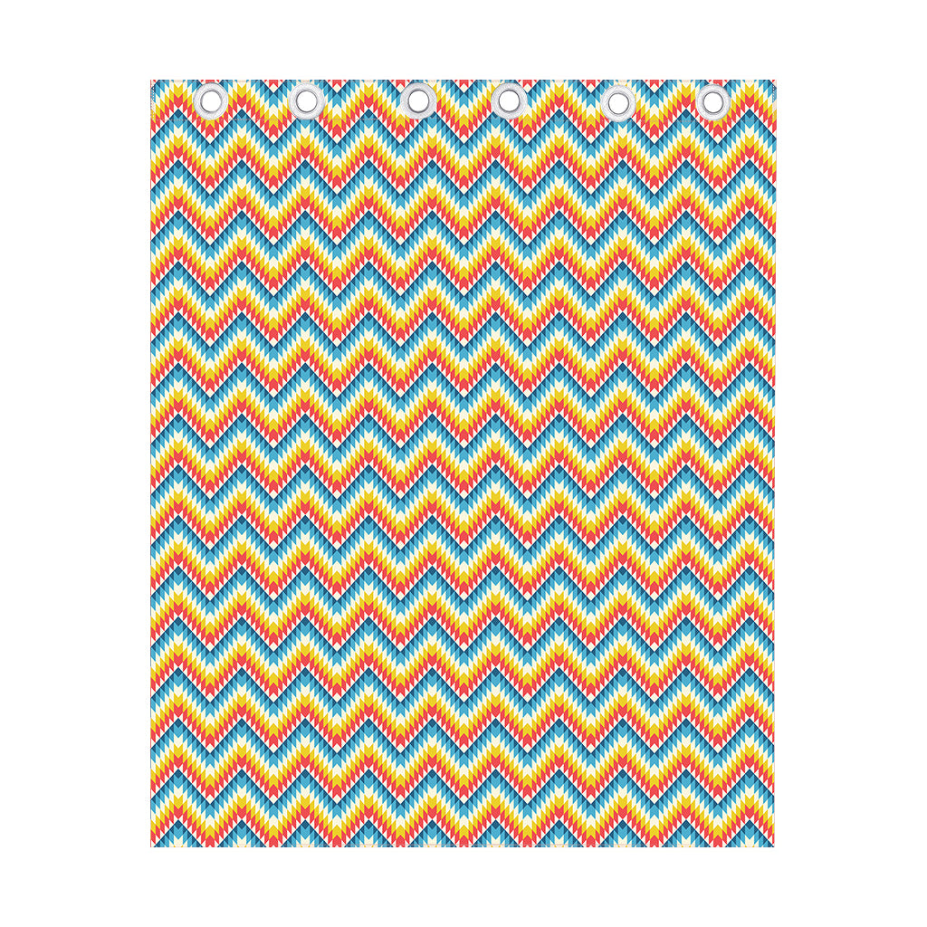 Geometric Native American Pattern Print Curtain