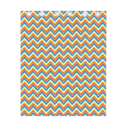 Geometric Native American Pattern Print Curtain