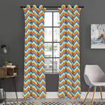 Geometric Native American Pattern Print Curtain