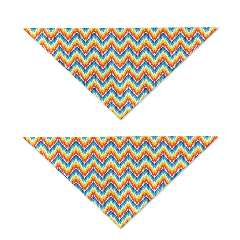 Geometric Native American Pattern Print Dog Bandana