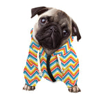 Geometric Native American Pattern Print Dog Zip Up Hoodie